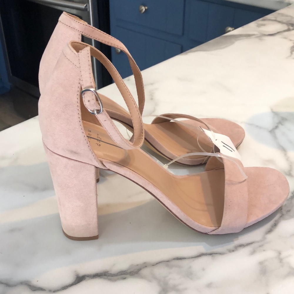 Target Size 11 Block Nude Heels